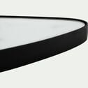 Miroir triangulaire - noir 27x46cm-TRELUS