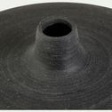 Vase décoratif en fibrociment - noir D29xH16,5cm-CALCIS