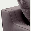 Canapé d'angle droit convertible en tissu joint - gris restanque-LENITA