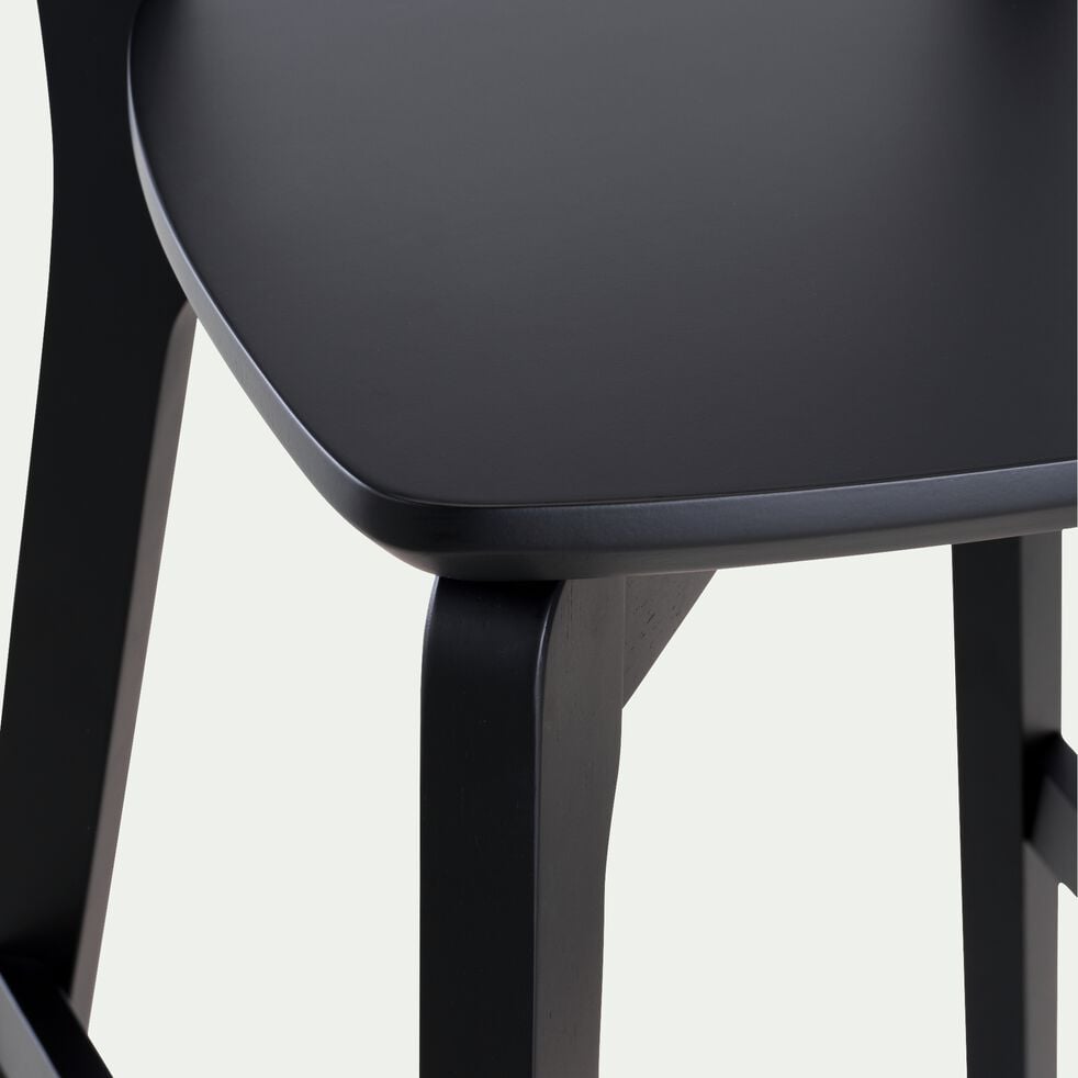 Chaise de bar H75cm - noir-SUZIE