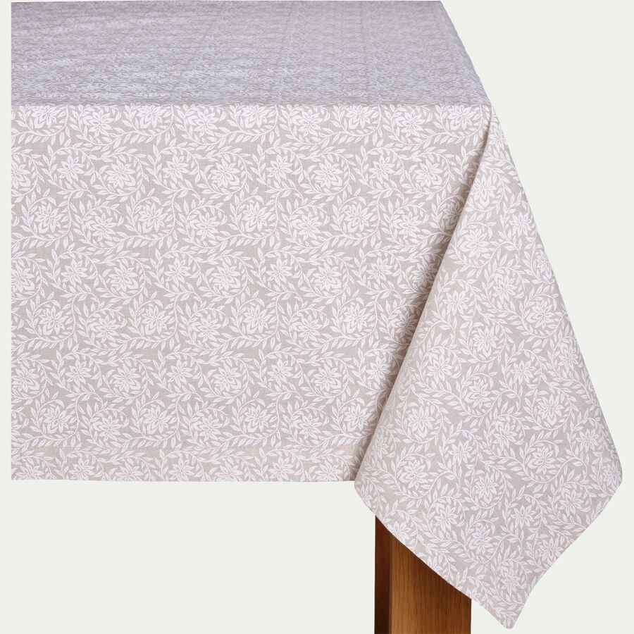 Nappe carrée nappe 150 cm, 180 x 180 cm 220 x 220 cm Nappe indienne en bloc  imprimé Coton haut de gamme motif floral -  France