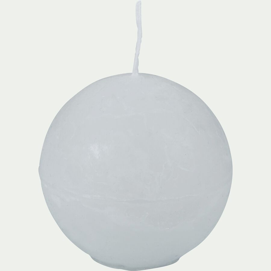 Bougie ronde blanc ventoux D6cm-BEJAIA