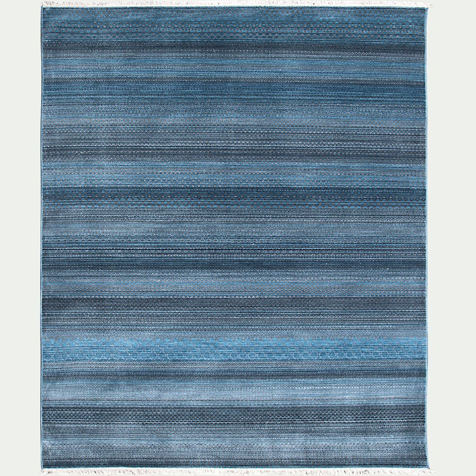 Tapis à motifs rayés - bleu 200x280cm-MOURIES
