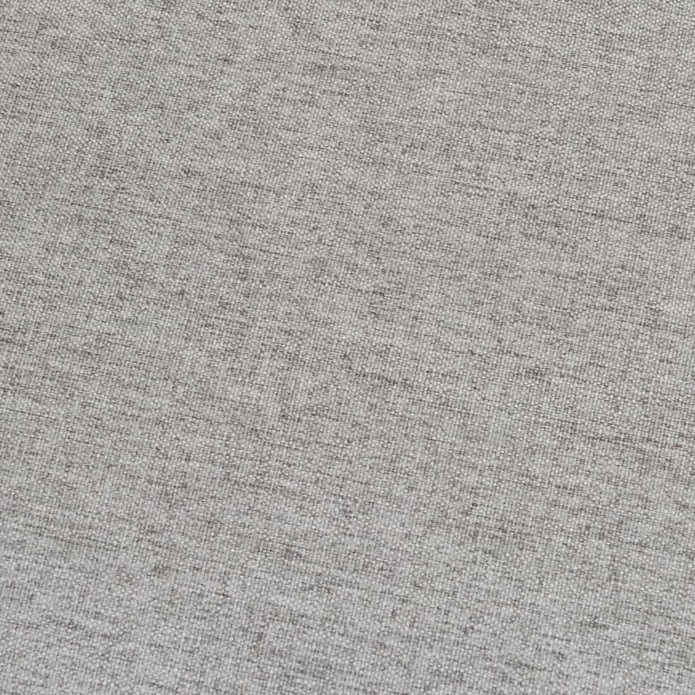 Fauteuil en tissu avec accoudoirs - gris vésuve-ELMA