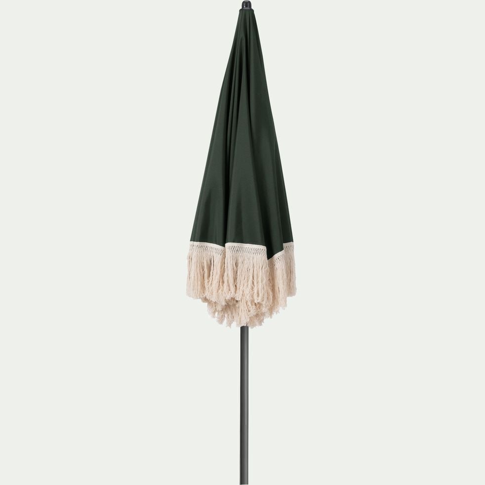 Parasol à franges vert D160cm-RICCIA