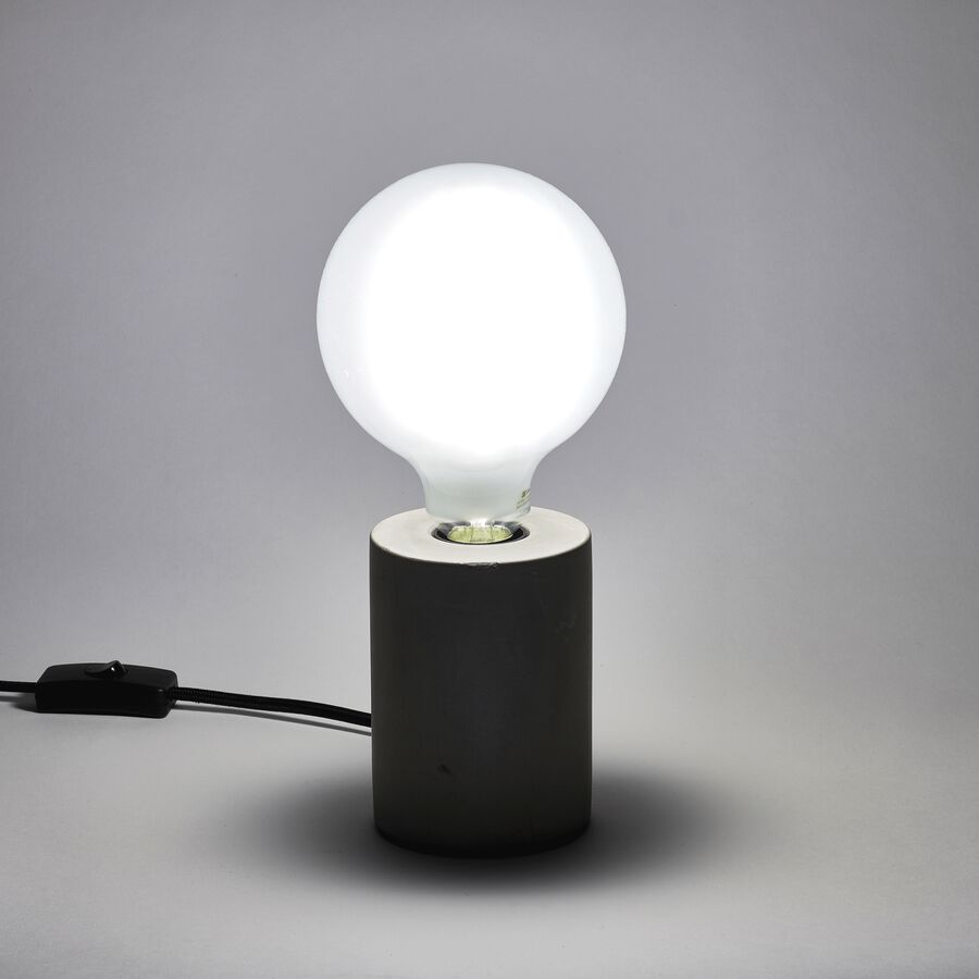 Ampoule LED verre dépoli D12cm blanc froid culot E27-GLOBE