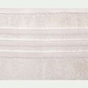 Drap de douche bouclette en coton - blanc ventoux 70x140cm-NOUN