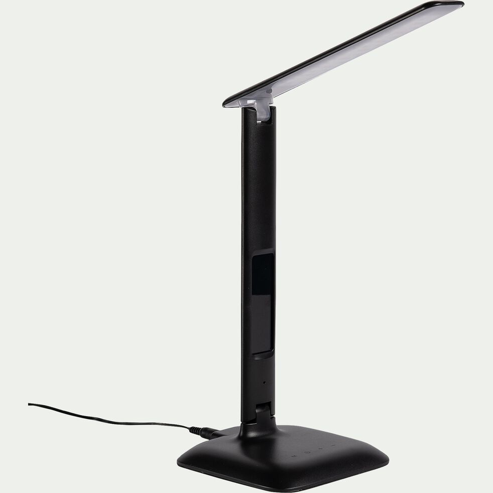 Lampe à clapet tactile avec écran - noir H33,5cm-PAOLO