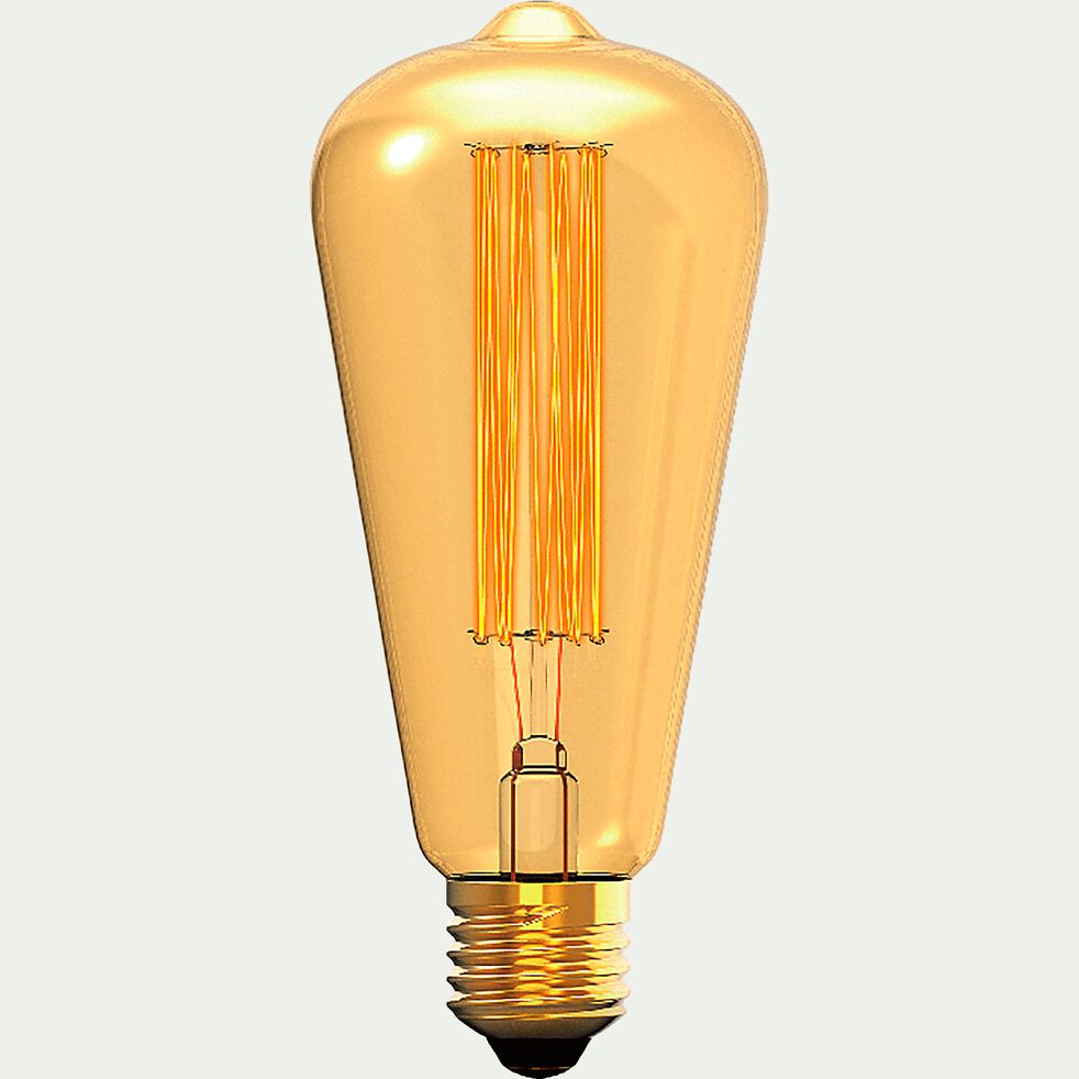 Ampoule décorative incandescente H15cm culot E27-POIRE