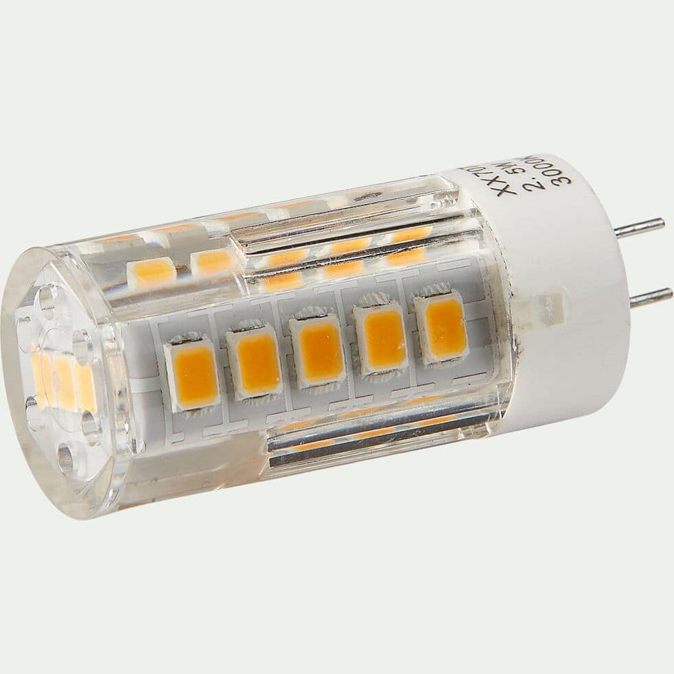 Ampoule LED avec culot standard G4, conso. de 2 W