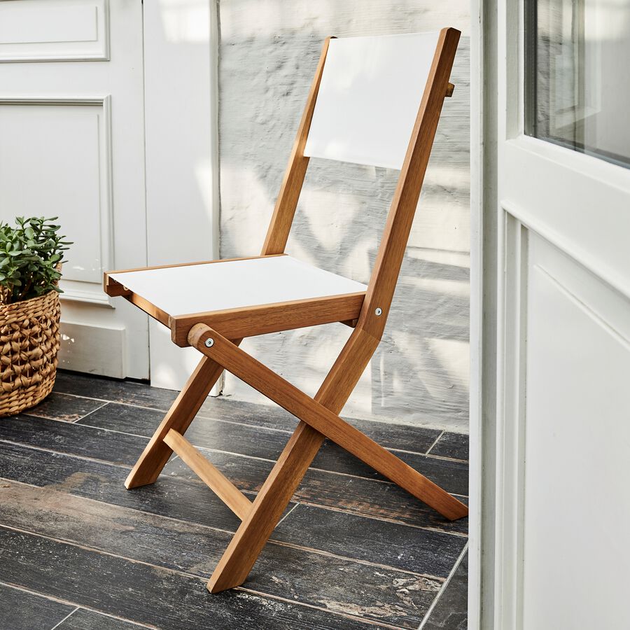 Galette de chaise indoor & outdoor en tissu déperlant - j
