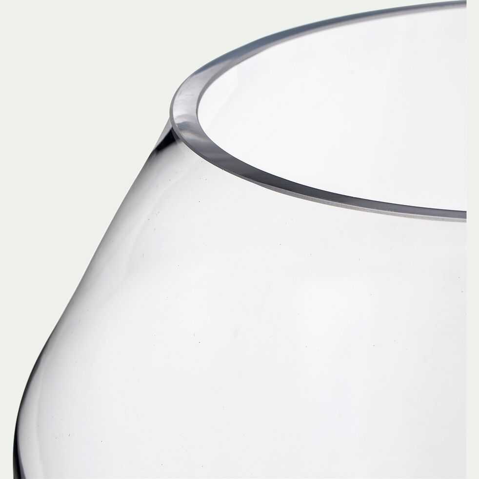 Vase en verre - transparent H33cm-PIBLO