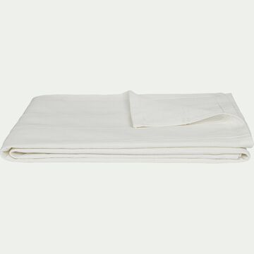 Couvre-lit tissé en coton - blanc ventoux 230x250cm-BELCODENE