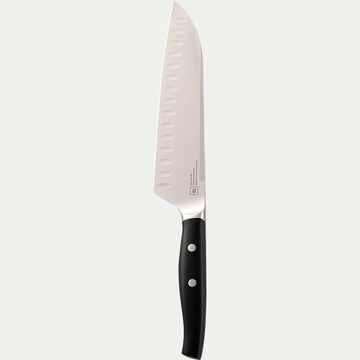 Couteau forgé japonais Santoku avec lame 18 cm en acier inoxydable-SIDONIE