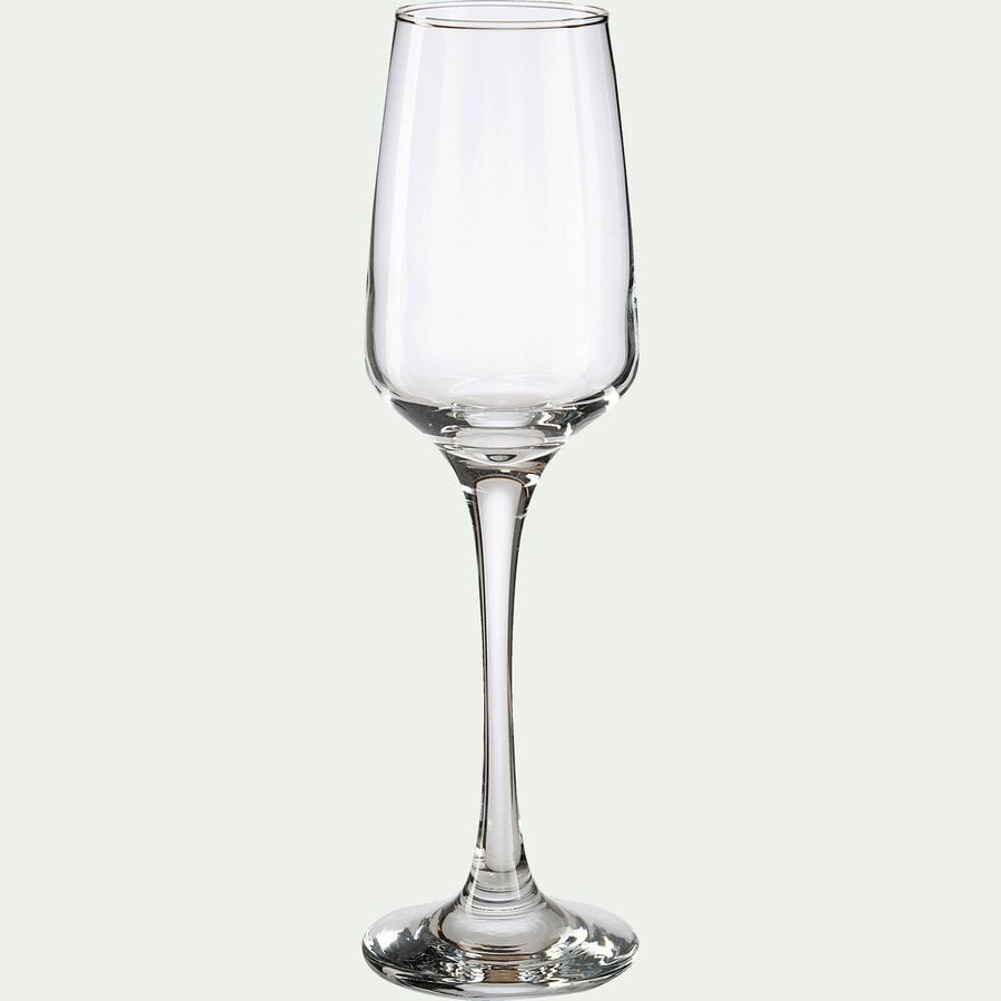 Coffret de flûtes à champagne en verre - transparent 23cl-LAL