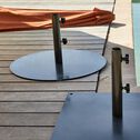 Pied de parasol en aluminium - gris ardoise-CLAVA