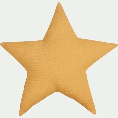 Coussin forme étoile beige nefle-COMETE