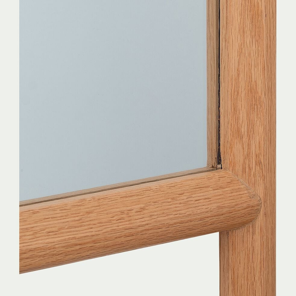 Miroir rectangulaire en bois de chêne - naturel 55x190cm-APOLIS