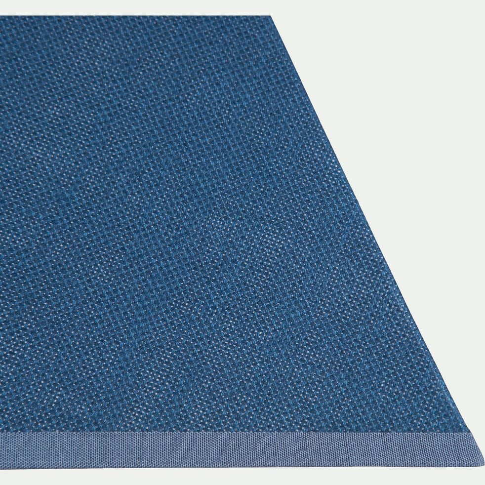 Abat-jour en coton D25cm - bleu figuerolles-MISTRAL