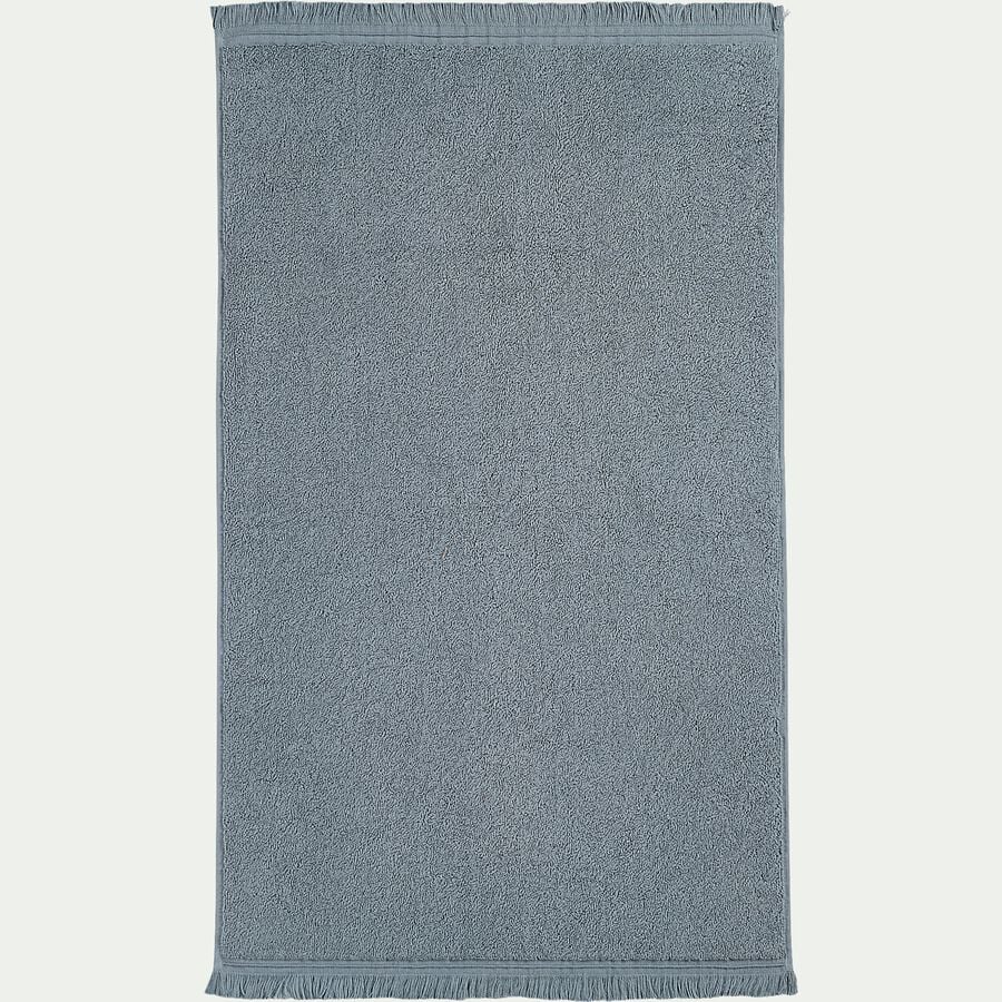 Tapis de bain en coton - bleu calaluna 50x80 cm-Ryad