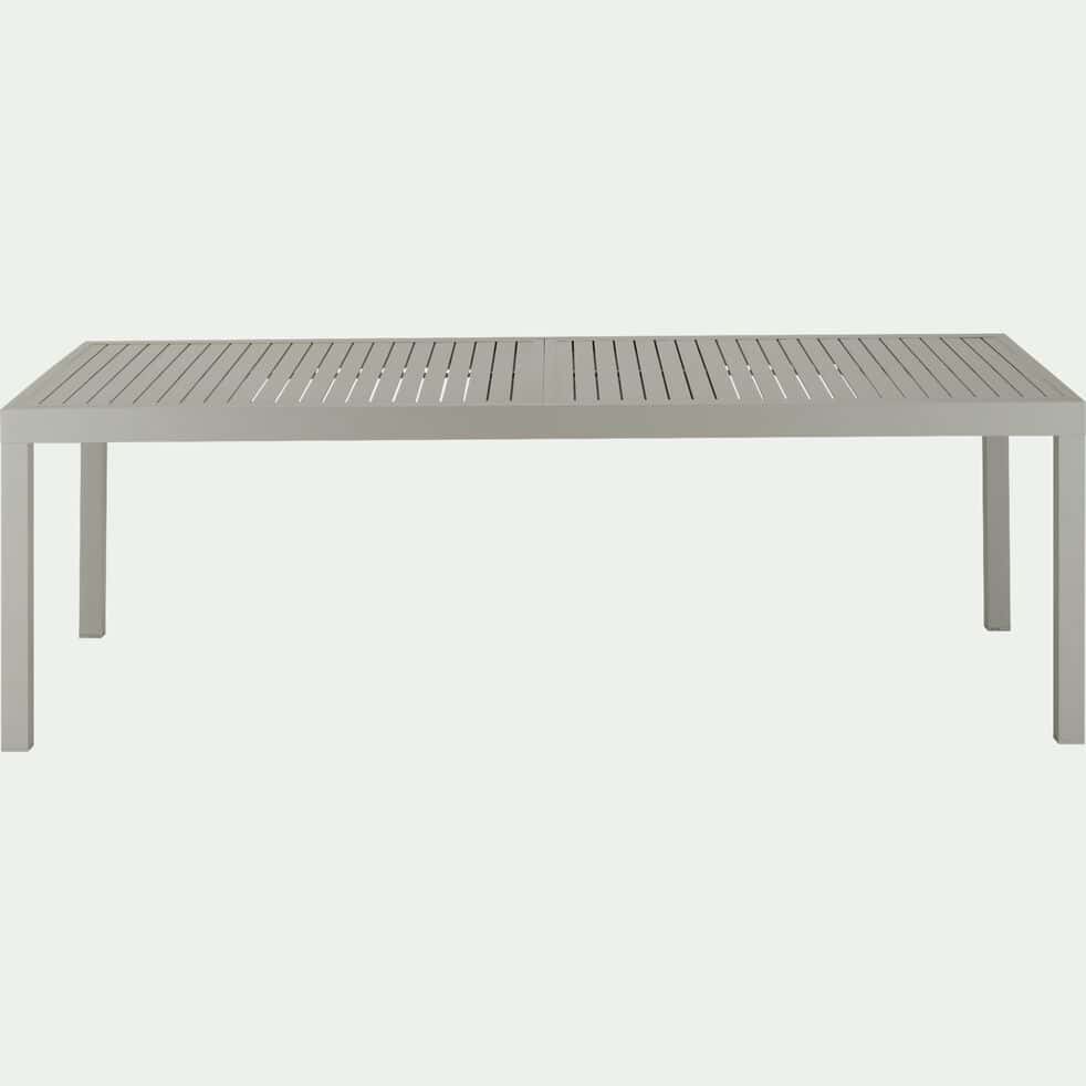 Salon de jardin: Table aluminium 200 / 300 cm MARBELLA + 10