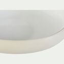 Assiette creuse en grès blanc ventoux D20cm-KYMA