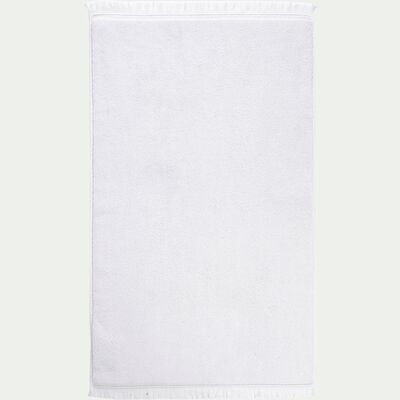 Tapis de bain en coton - blanc 50x80cm-Ryad