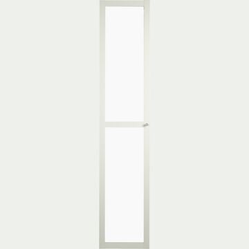 Grande porte vitrée en bois - blanc H191,7cm-BIALA