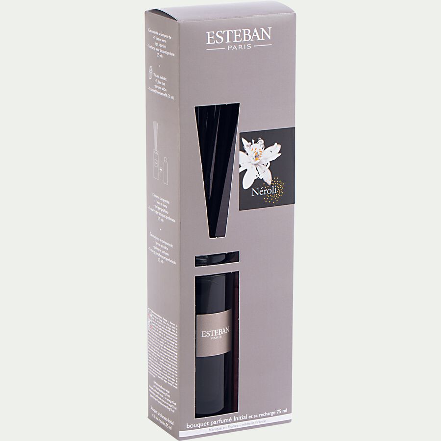 Bouquet parfumé avec recharge Néroli - 75ml-ESTEBAN