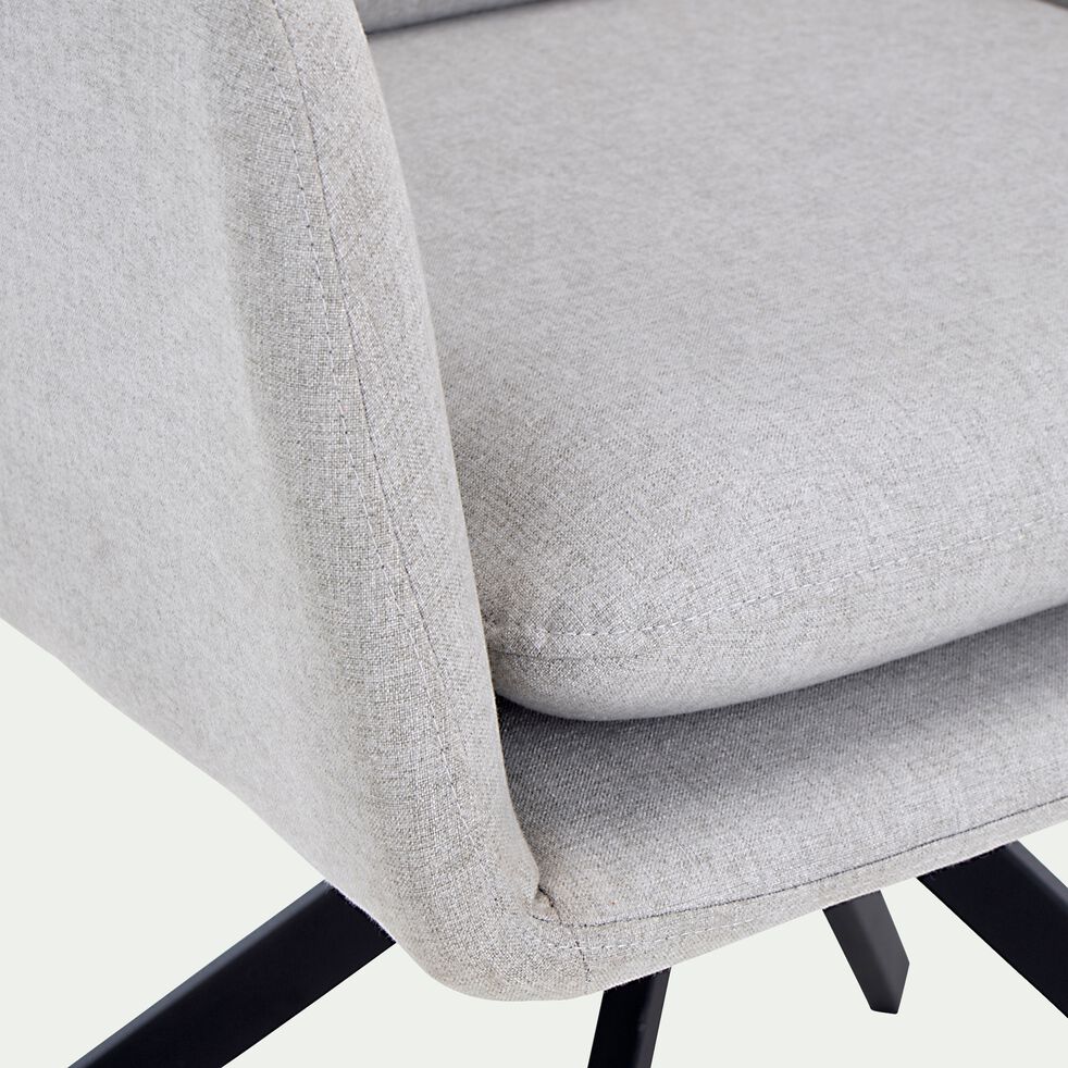 Chaise De Bureau Pivotante Sans Accoudoirs Revêtement En Maille  Tissu/textile Gris B à Prix Carrefour