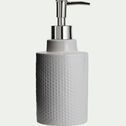 Distributeur de savon en céramique - blanc ventoux H20,5cm-Ghibo