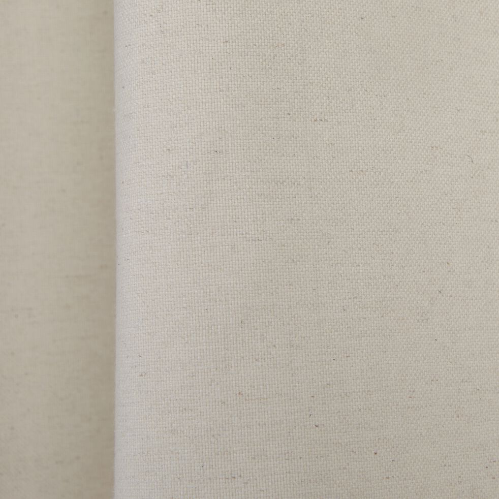 Rideau à œillets en lin et coton - beige roucas 140x300cm-CEZE