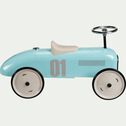Porteur voiture vintage en acier pour enfant - bleu clair H40cm-RIANS