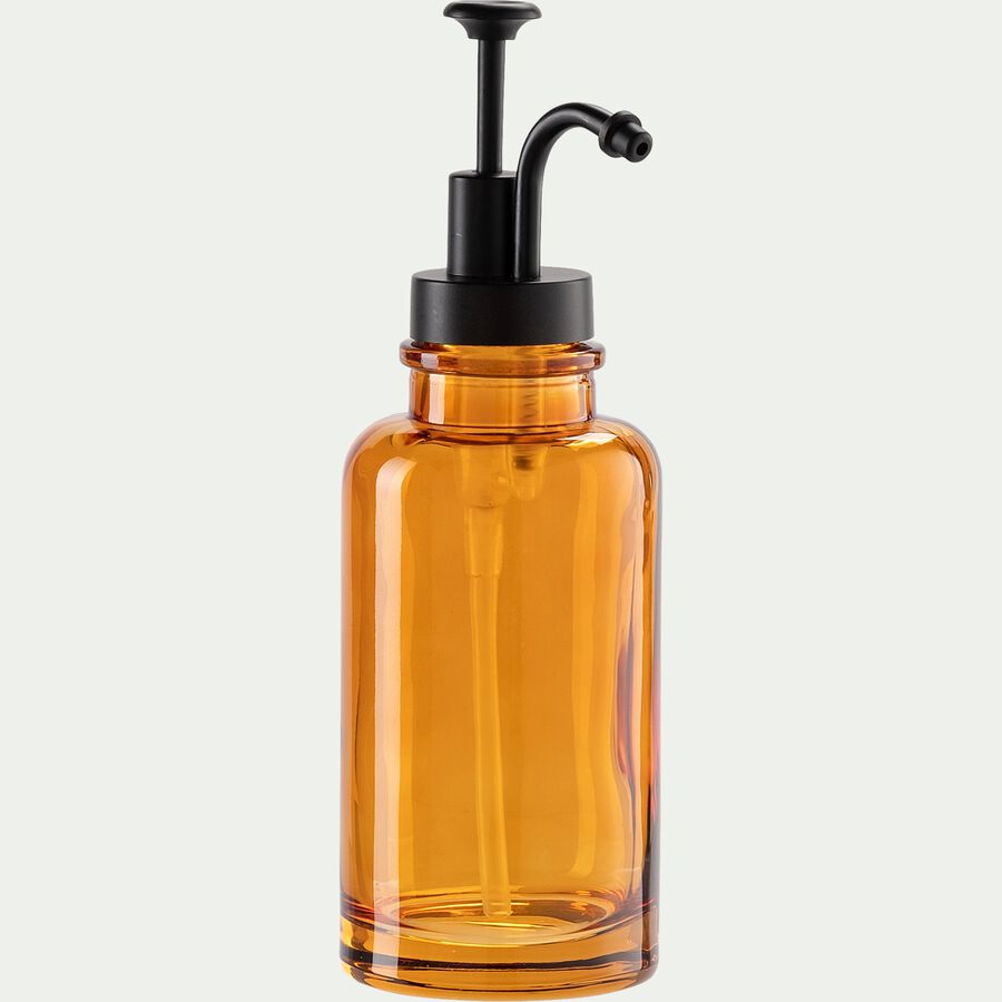 Distributeur de savon en verre - marron-MIMOSA