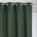 Rideau à œillets en coton - vert cèdre 140x250cm-CALANQUES