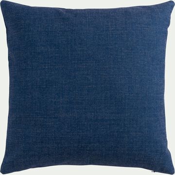 Coussin de jardin en tissu - bleu encre 45x45cm-DEMNATI
