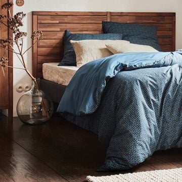 Tête de lit en acacia massif - bois foncé L140cm-THAO