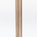 Armoire de dressing 2 portes battantes en bois effet chêne H235xL100cm - blanc-NESTOR