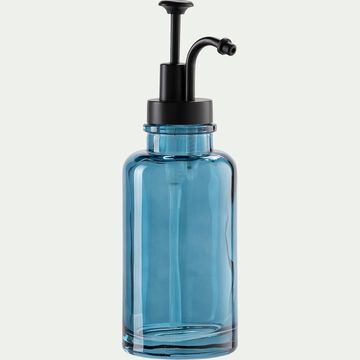 Distributeur de savon en verre - bleu niolon-MIMOSA