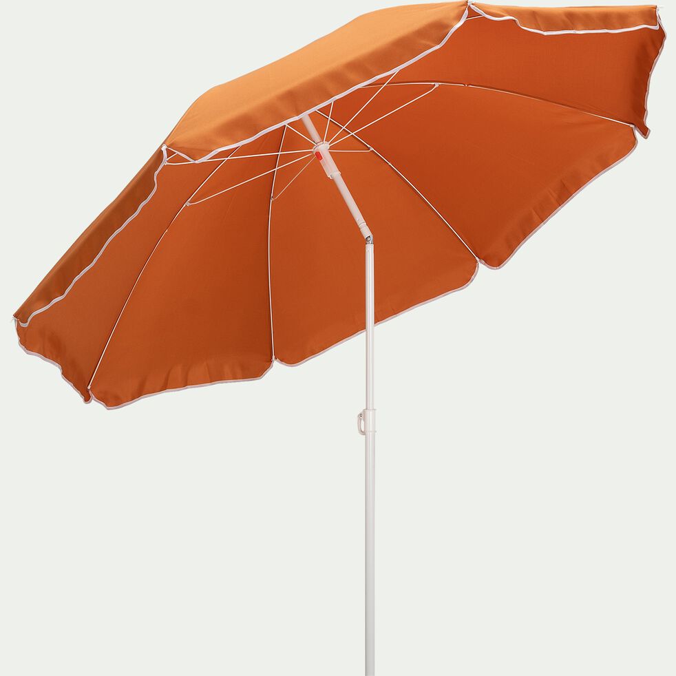 Parasol de plage (D180cm) - marron rustrel-GASSIN