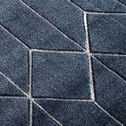 Tapis à motifs géométriques - bleu 133x190cm-ORPHEE