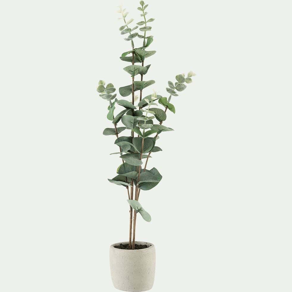 Plante artificielle eucalyptus - vert H51cm-EUCALYPTUS
