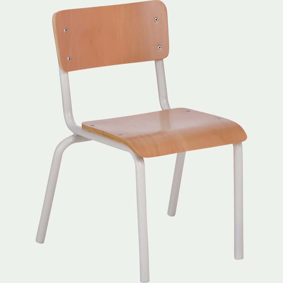 Chaise de Jardin pour Enfant Lounge Plastique Orange
