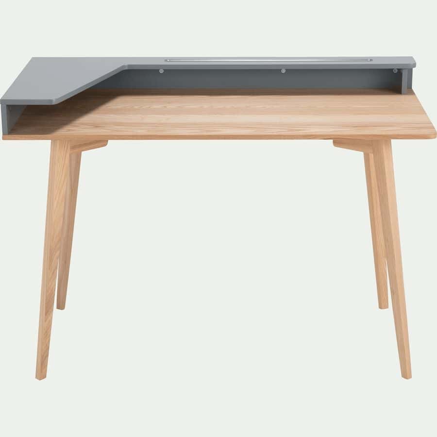 Bureau design en bois blanc avec tiroirs Billy 120x60 - 299,00