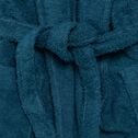 Peignoir en coton et polyester - bleu figuerolles L/XL-AZUR