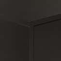 Meuble TV 3 portes en bois - noir l176,5cm-CARRY