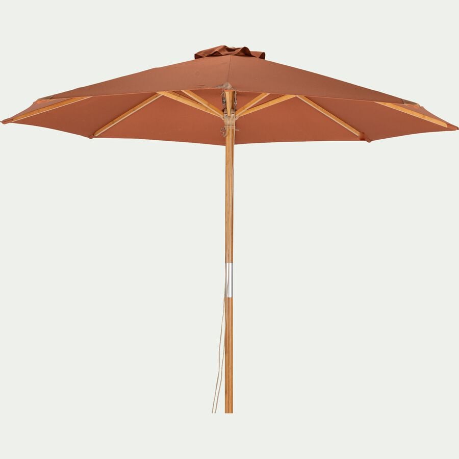 Parasol droit en bambou - brun rustrel D270cm-TELESE