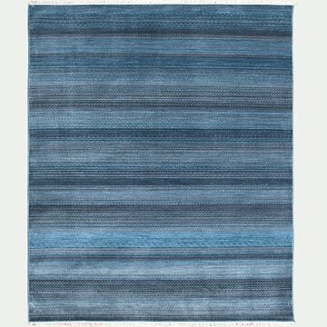 Tapis à motifs rayés - bleu 160x230cm-MOURIES