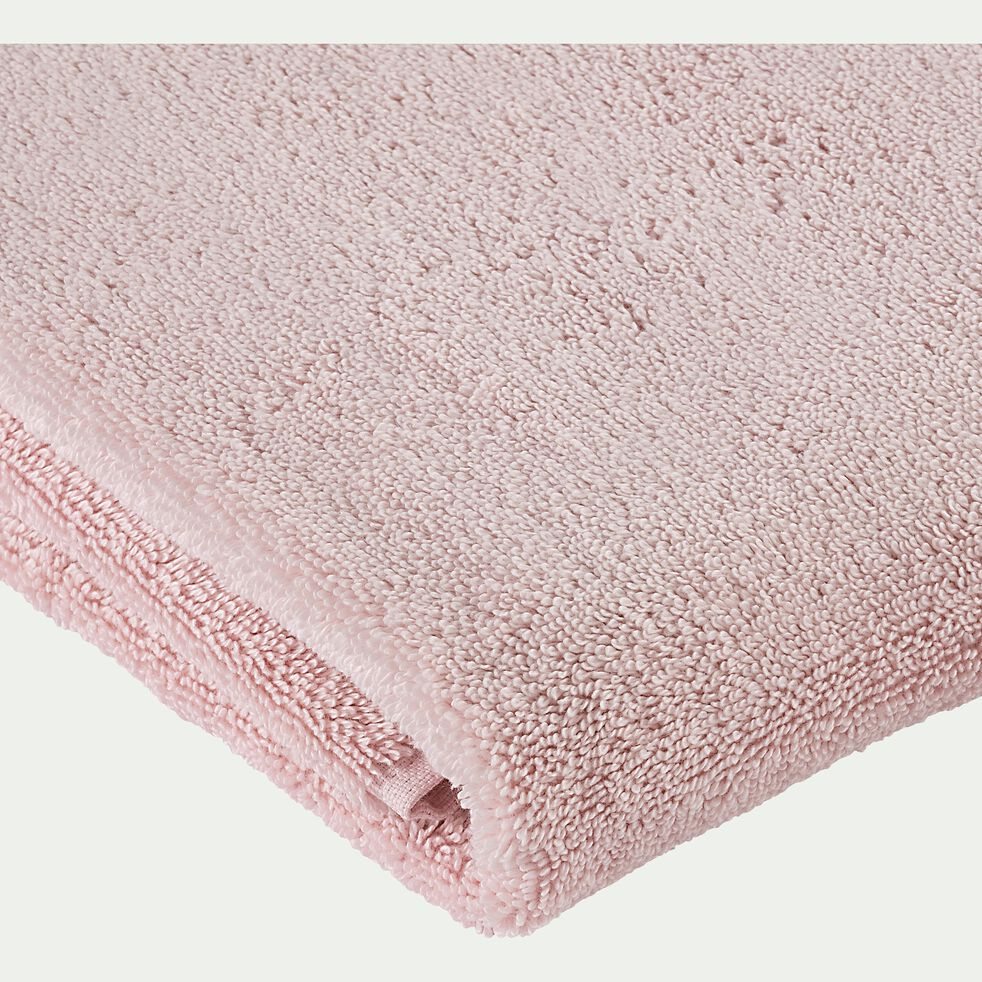 Lot de 2 serviettes invité en coton - rose simos 30x50cm-Rania