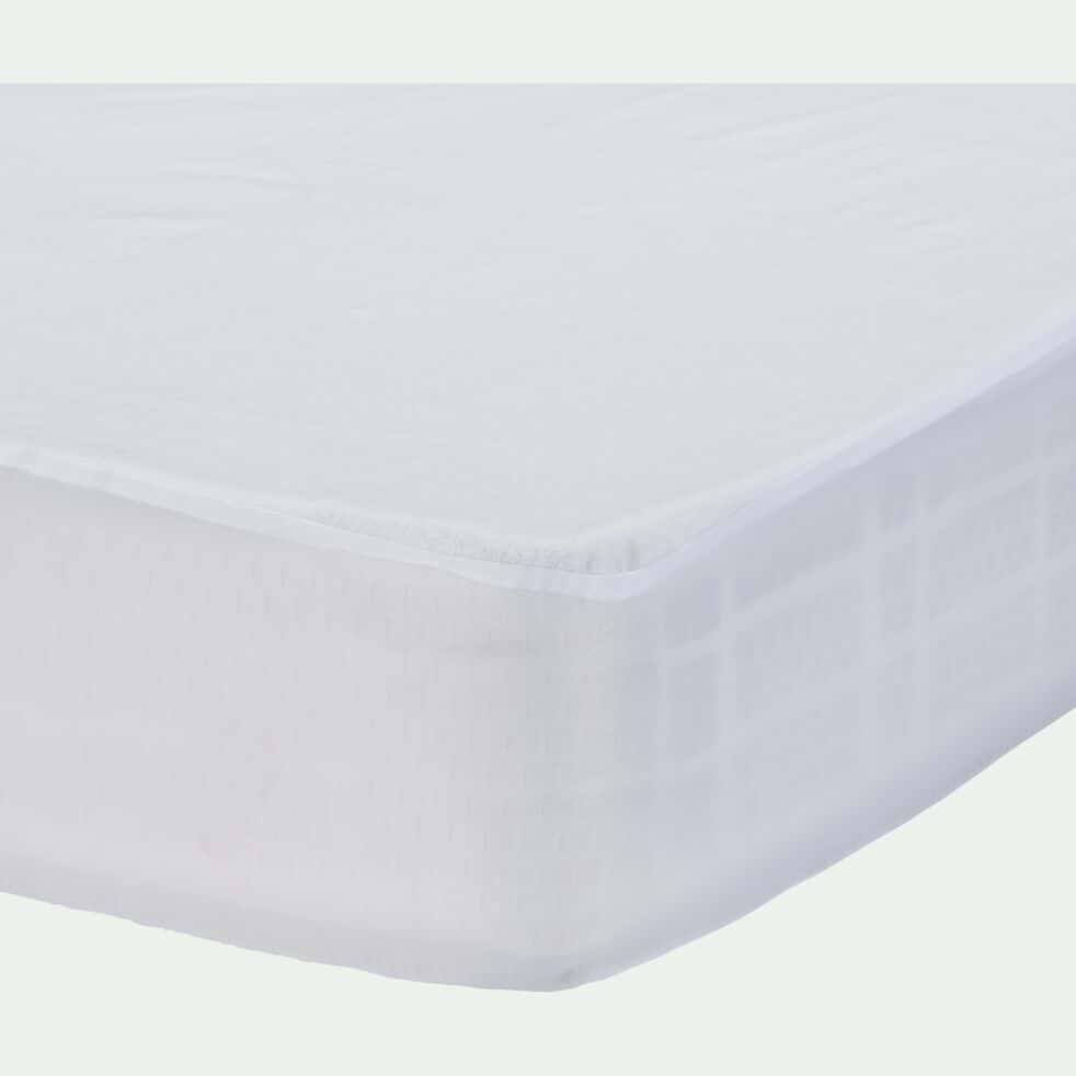 Protège matelas imperméable en coton blanc 200x200 cm HYGIENA PLATEAU